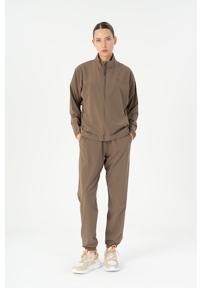 Maraton Comfort Kadın Dik Yaka Kakao Tracktop Kakao