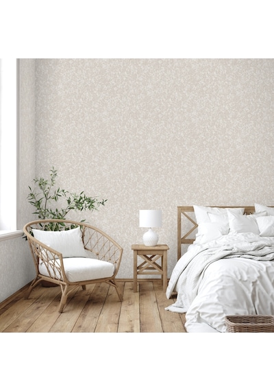 Adawall Muse Koleksiyonu- 25103-2 Krem Dokulu Modern Duvar Kağıdı 1.06x15.6m, 16.5m²