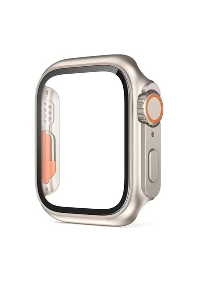 Apple Uyumlu  Watch 44mm - Watch Ultra 49mm Kasa Dönüştürücü Ve Ekran Koruyucu Zore Watch Gard 26
