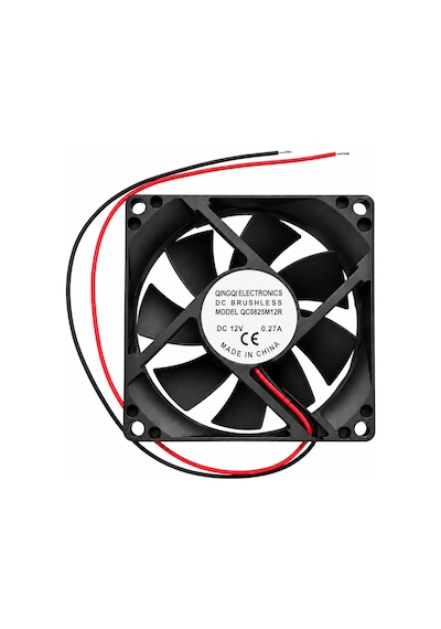 Robodünya 80x80x25 Mm 12v 0.27a 2 Pin Fırçasız Soğutucu Fan