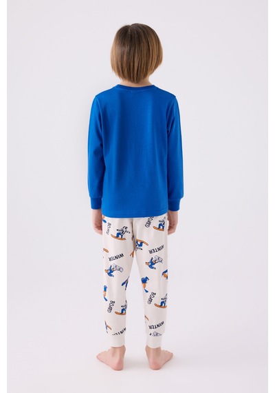 Rolypoly Erkek Çocuk Mavi Pijama Takımı 5274-45615 Mavi