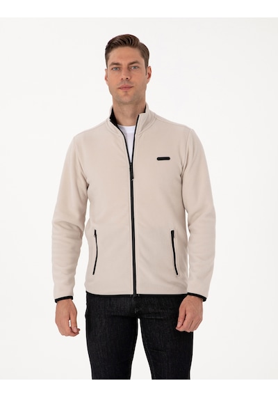 Pierre Cardin Erkek Taş Hırka Örme 50314014-vr049 Taş