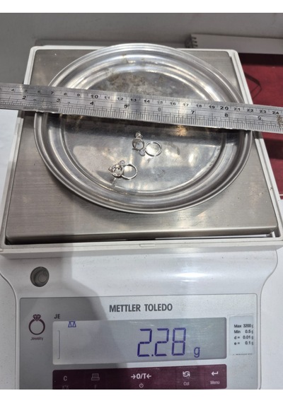 925 Ayar Papatya Silver Olimpiyat Halka Küpe.rose.gold.rodaj Gümüş