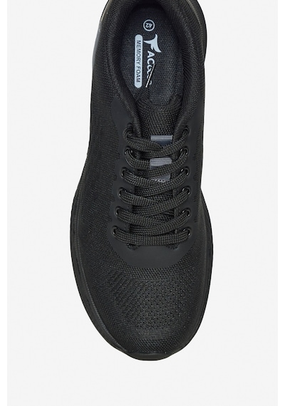 AC&Co / Altınyıldız Classics Erkek Sıyah Rahat Taban Spor Sneaker Ayakkabı Siyah
