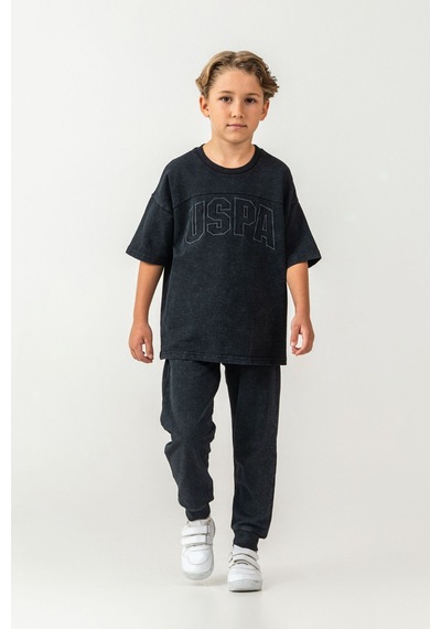U.s. Polo Assn. Erkek Çocuk Siyah Bermuda Takım 5274-49833 Siyah