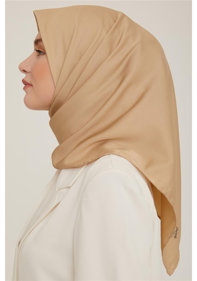 Armine Düz Twill Eşarp - Bej 777 - Bej 777