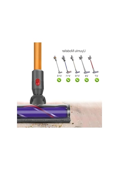 Dyson Süpürge Uyumlu Aksesuar Seti, Turbo Başlık İle Derin Temizlik