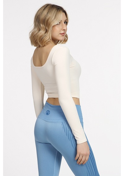 Doremi Seamless Straplez Uzun Kollu Fitilli Büstiyer 001