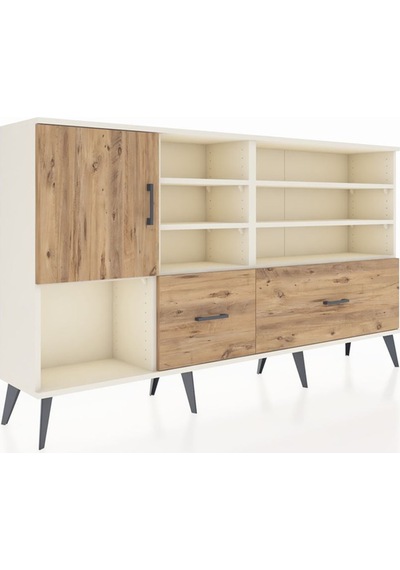 Arges Konsol 8 Raflı 2 Çekmeceli Tek Kapaklı 176x30x99 Aytaşı-çam Atlas Çam - Aytası Arges Konsol 8 Raflı 2 Çekmeceli Tek Kapaklı 176x30x99 Aytaşı-çam Atlas Çam - Aytası
