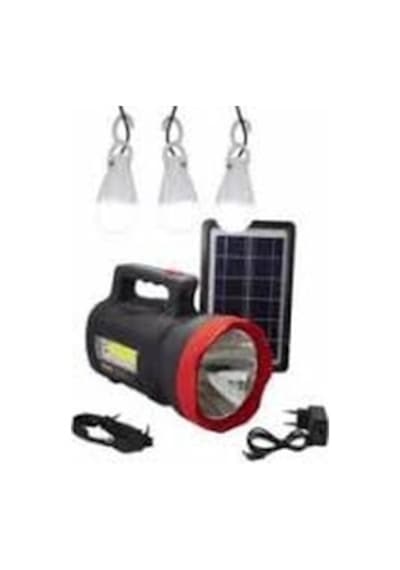 Gold Silver 345 Güneş Enerjili Solar Aydınlatma Radyolu Set