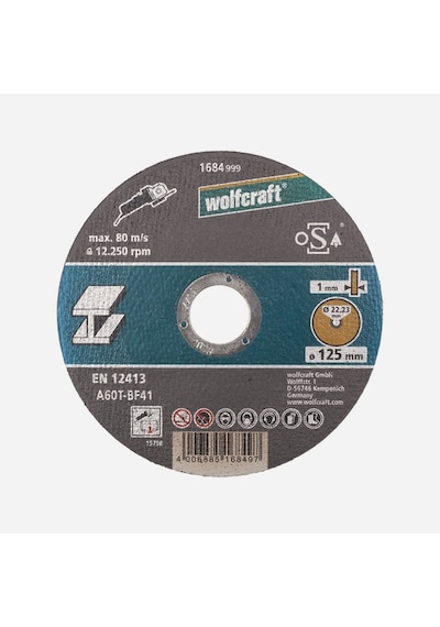 Wolfcraft Metal Disk Ø115x1x22,2mm
