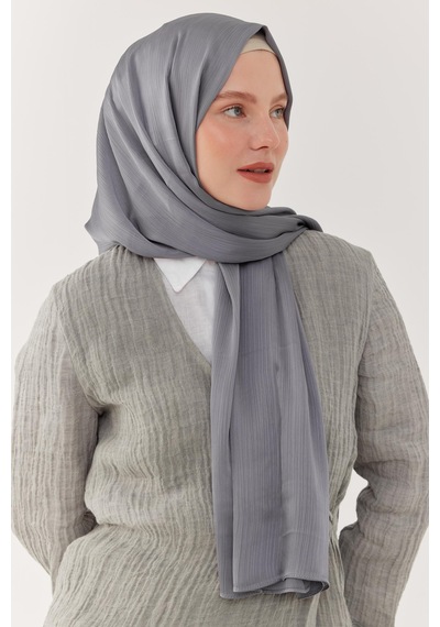 Mirsoy Scarf Yoryo Şal - Gri Gri