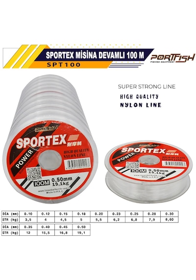 Portfish Sportex Misina 100mt 0,18