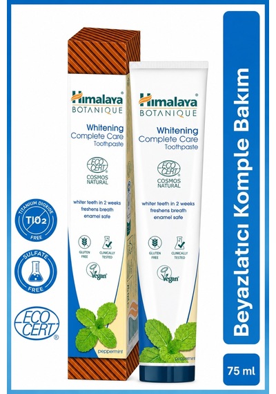 Himalaya Beyazlatıcı Komple Bakım Diş Macunu 75 ML