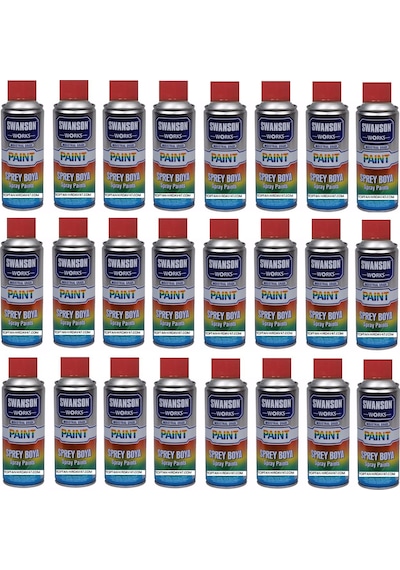 Kırmızı Sprey Boya 400ML TOPTAN 1 KOLİ 24 AD BÜYÜK BOY
