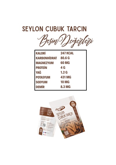Seylon Tarçın Çubuk 20 Gr