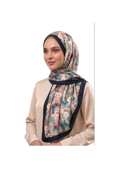 Welora Desenli Organik Şal - 06700 Lacivert