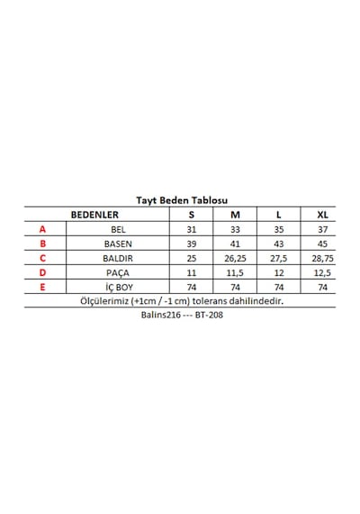 Balins Kadın 2 İplik Tayt  Siyah