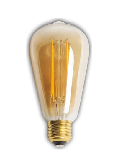 1 Adet Cata Ct 4284 Led Rustik Ampul 6w Amber Işık E27 Duy