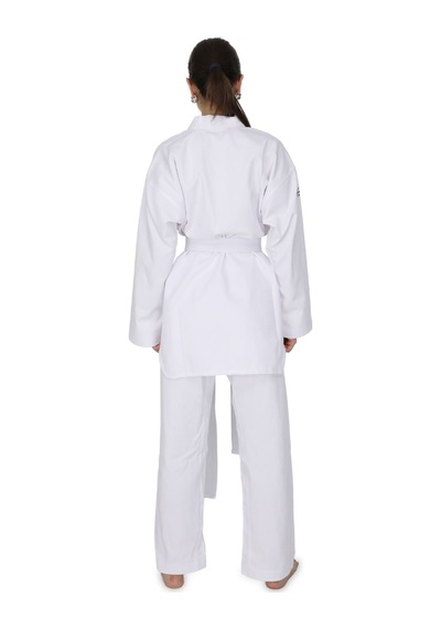 Beyaz Yaka Fitill Taekwondo Elbisesi 001