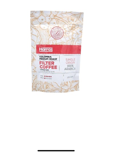Kavrulmuş Yumuşak Içim Filtre Kahve Colombia Medium Roast 250 Gr Filtre