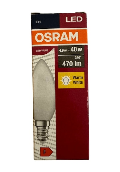 Osram 4.9w 40w E14 Duy 2700k Sarı 3 Adet