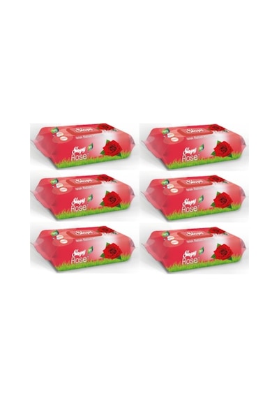 Sleepy Gül Kokulu Islak Bebek Havlusu 6 X 90'Lı