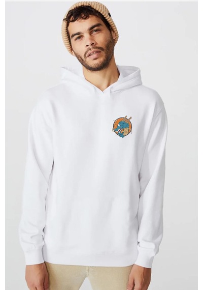 Dragon Ball Z Anime Shenron Beyaz Erkek 3ip Kapşonlu Sweatshirt 001