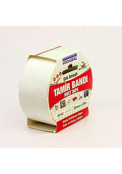 Çok Amaçlı Tamir Bandı, 50mmx25mt, Beyaz