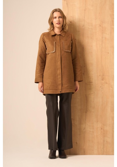 Ftz Women Kadın Süet Kap Camel 31268 Camel