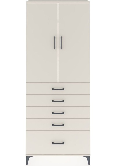 Arges Dolap 3 Raflı 5 Çekmeceli 2 Kapaklı 88x30x221 Aytaşı-ay... Aytaşı