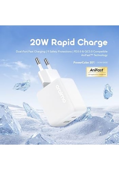 Oraimo 20w Hızlı Şarj Cihazı Ocw-5203e Whıte