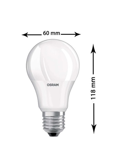 Osram 10W 75W Led Ampul Beyaz 6500K E27 2 Adet