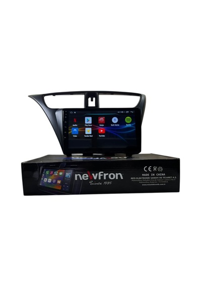 Honda Civic 2012-2017 Newfron 6-64 Tam Profesyonel Oem Multimedia 9"