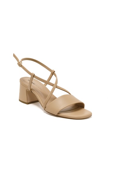 Sandalet Kadın 79p3 Frau Nappa Cookie Brown Cookie Bej