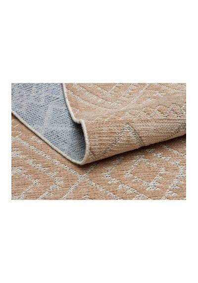 Decoser Halı Garden Serisi 11-bej Etnik İskandinav Desenli Koridor Salon Oturma Odası Kilim Halısı Bej