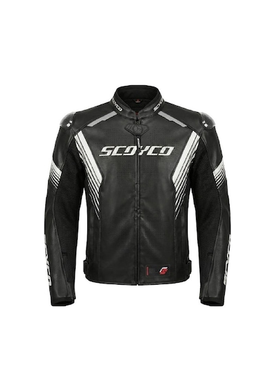 Scoyco Jk322 Motosiklet Montu 4 Mevsim Oxford 600-d Dayanıklı Kumaş Deri Motorcu Mont Siyah Çok Renkli