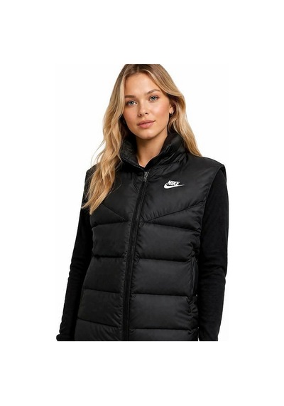 Nike Therma Fit Down Fill Womens Vest Kaz Tüyü Dolgulu Kadın Yelek Siyah