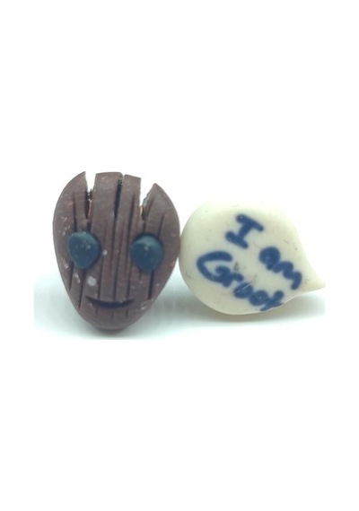 Tedz Collection Groot Pin Küpe Çok Renkli