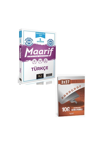 2027 Iq 2028 Yks Tyt Türkçe Maarif Eğitim Serisi 1. Oturum+anla Kazan Paragraf Deneme