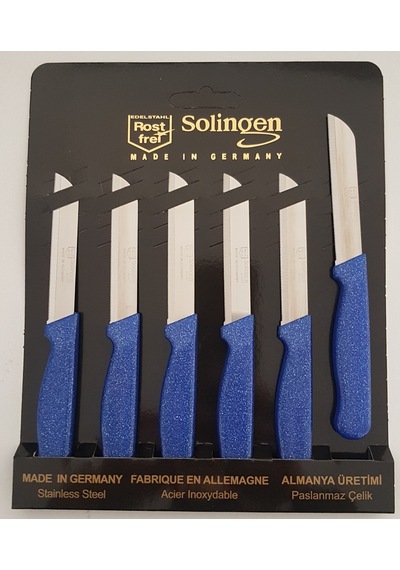 Solingen Tırtıklı Solingen Meyve Sebze Bıçağı Gri