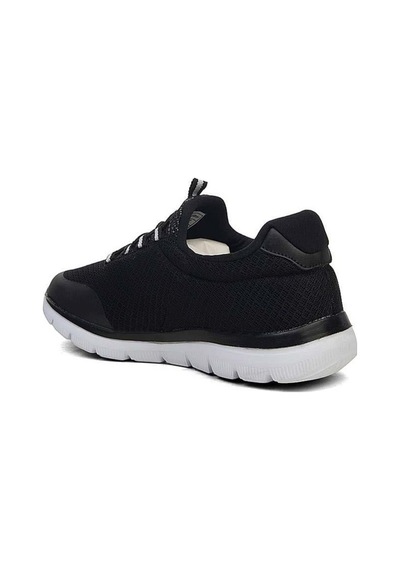 Best Of 085-25 Triko Slip On Anatomik Erkek Sneaker Siyah Beyaz Siyah