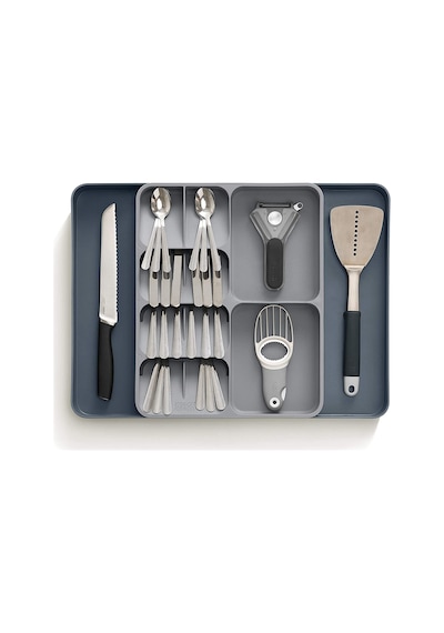 Joseph Joseph 85166 Drawer Store Genişleyen Çatal Gereç ve Alet Düzenleyici Gri