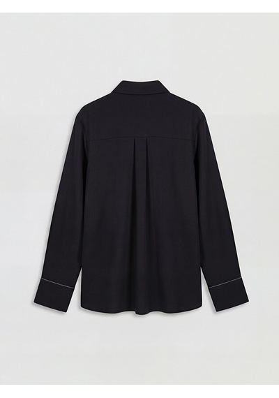 Lcw Grace Siyah Regular Fit Kadın Gömlek