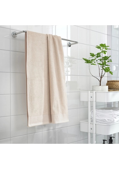 Ikea Vınarn Açık Gri-bej 70x140 Cm Banyo Havlusu Bej