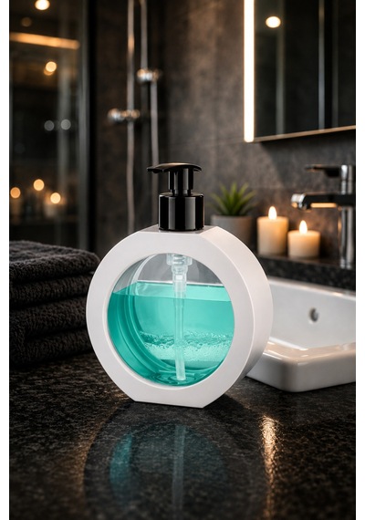 Emilahome Sabunluk Ovalis Sıvı Sabunluk 350 Ml Gri - 867896617 Gri
