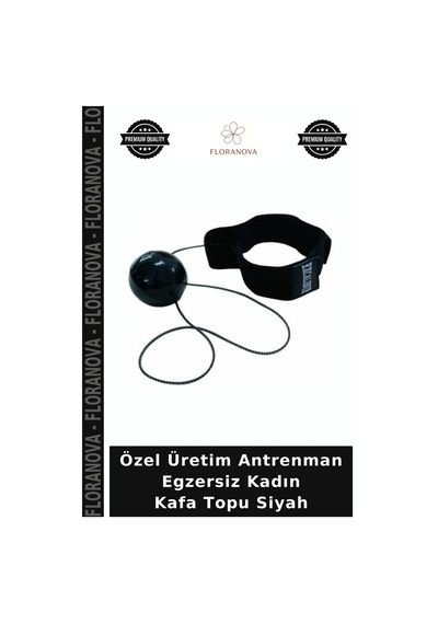 Özel Üretim Antrenman Egzersiz Kadın Kafa Topu Siyah