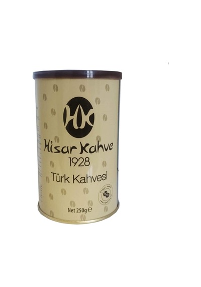 Hisar Kahve 1928 Türk Kahvesi Teneke 250 G