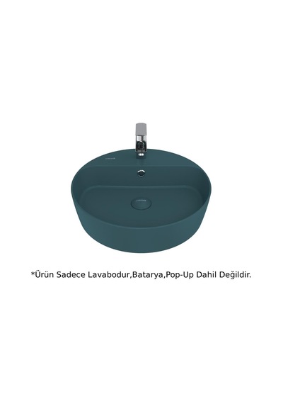 Creavit LP146 Loop Yuvarlak Çanak Lavabo 45 CM - Mint Yeşili