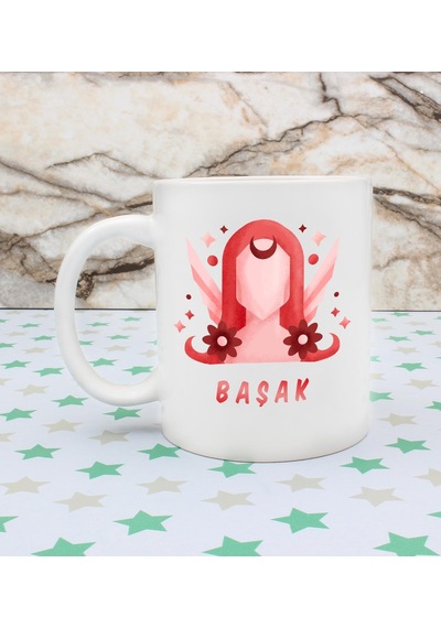 Başak Burcu Özel Tasarım Kupa Bardak